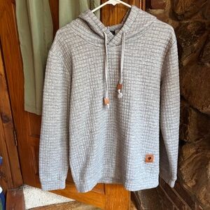 Vogue Light Gray Hooded Sweater